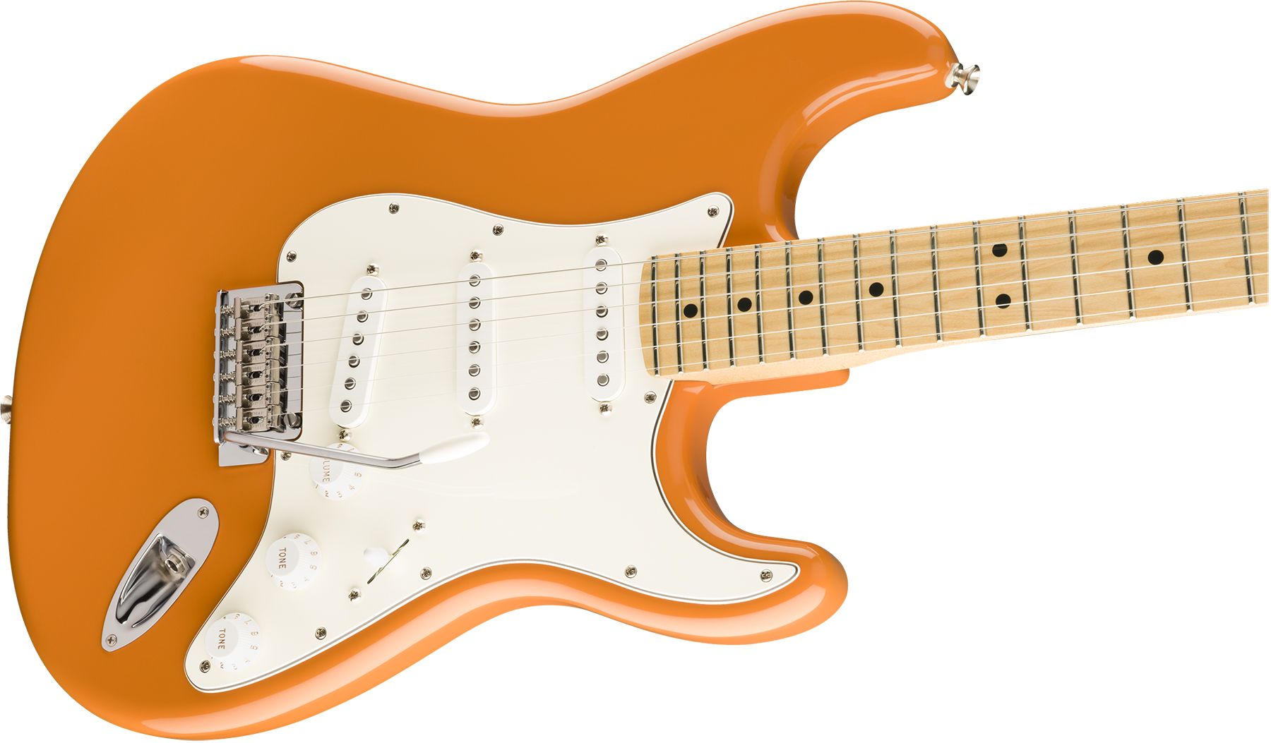 Fender Strat Player Mex Sss Mn - Capri Orange - Guitarra eléctrica con forma de str. - Variation 2