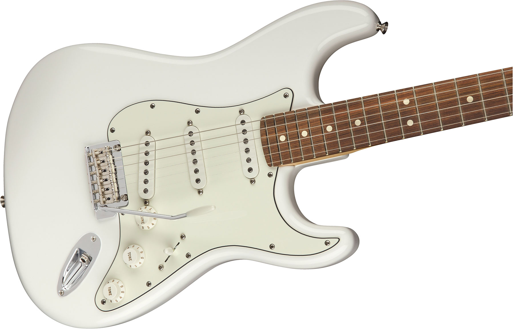 Fender Strat Player Mex Sss Pf - Polar White - Guitarra eléctrica con forma de str. - Variation 2