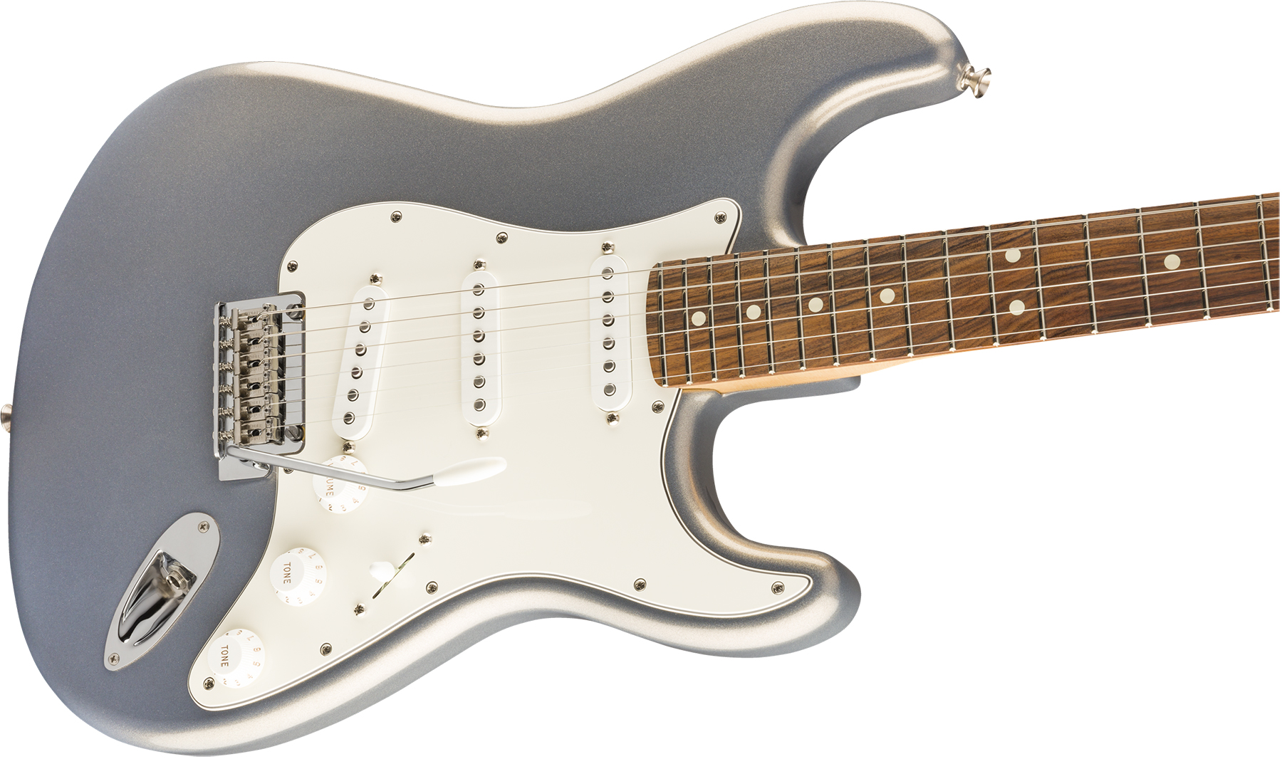 Fender Strat Player Mex 3s Trem Pf - Silver - Guitarra eléctrica con forma de str. - Variation 2