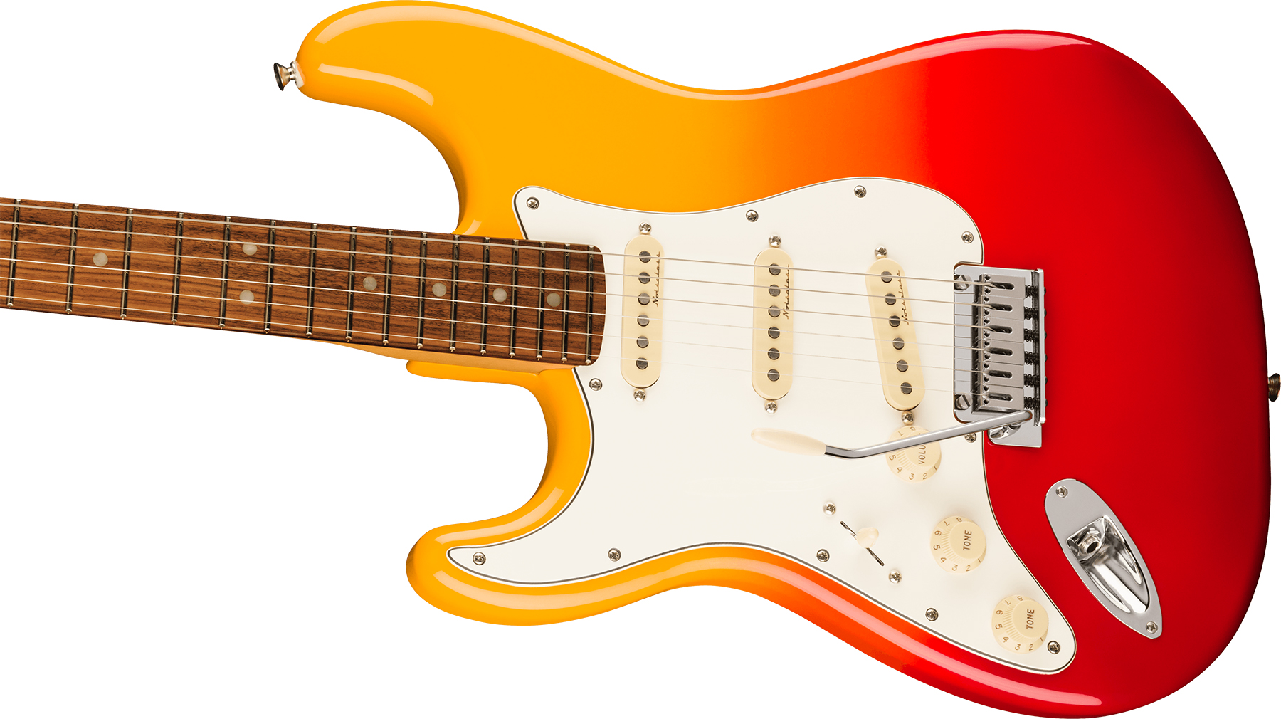 Fender Strat Player Plus Lh Gaucher Mex 3s Trem Pf - Tequila Sunrise - Guitarra electrica para zurdos - Variation 2