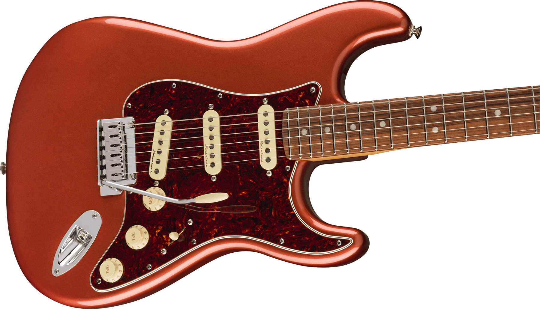 Fender Strat Player Plus Mex 3s Trem Pf - Aged Candy Apple Red - Guitarra eléctrica con forma de str. - Variation 2