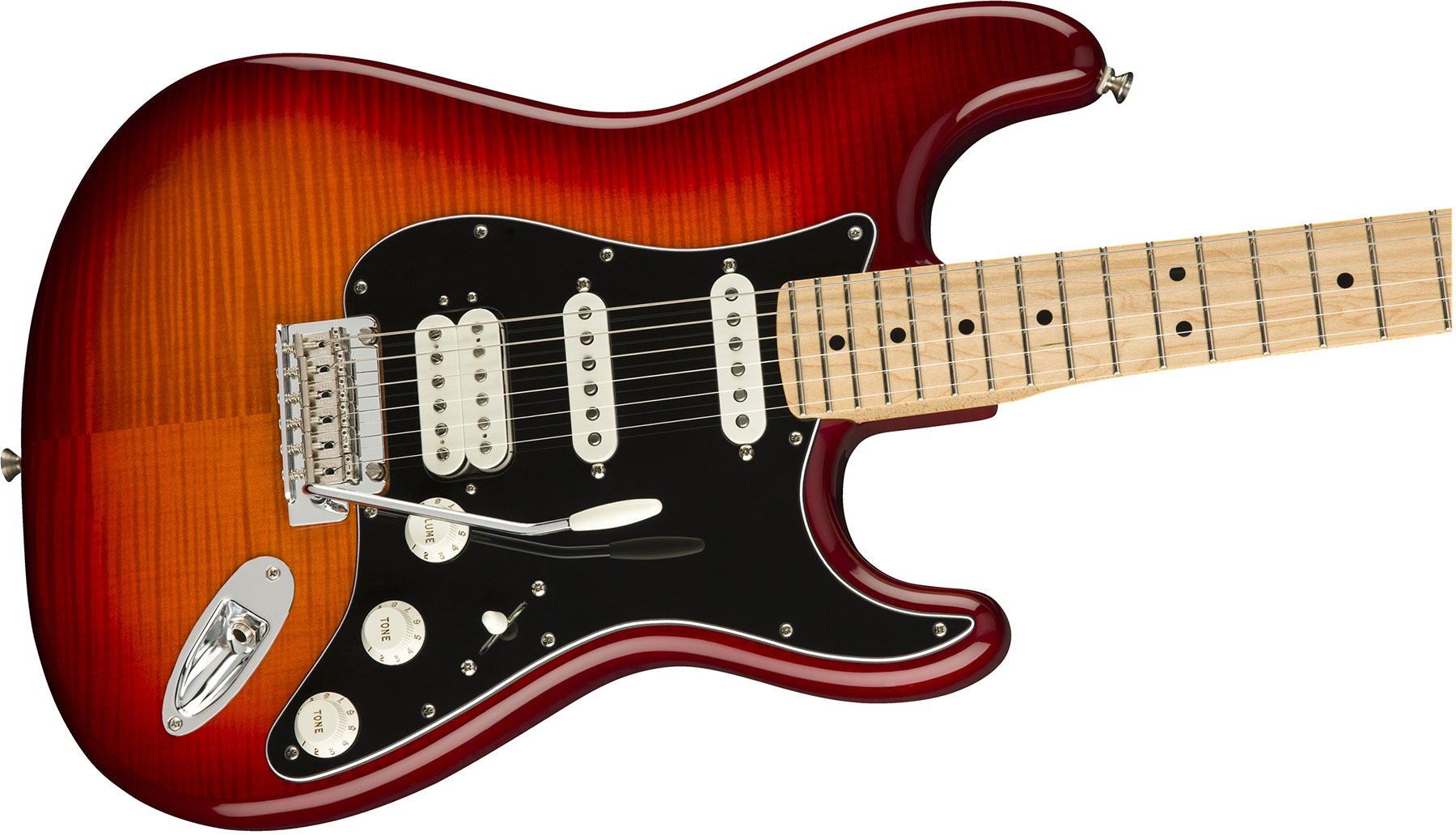 Fender Strat Player Plus Top Mex Hss Mn - Aged Cherry Burst - Guitarra eléctrica con forma de str. - Variation 2
