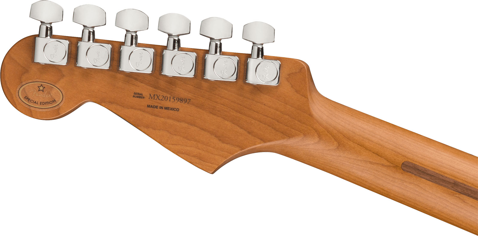 Fender Strat Player Roasted Neck Ltd Mex Hss Trem Mn - Shell Pink - Guitarra eléctrica con forma de str. - Variation 3