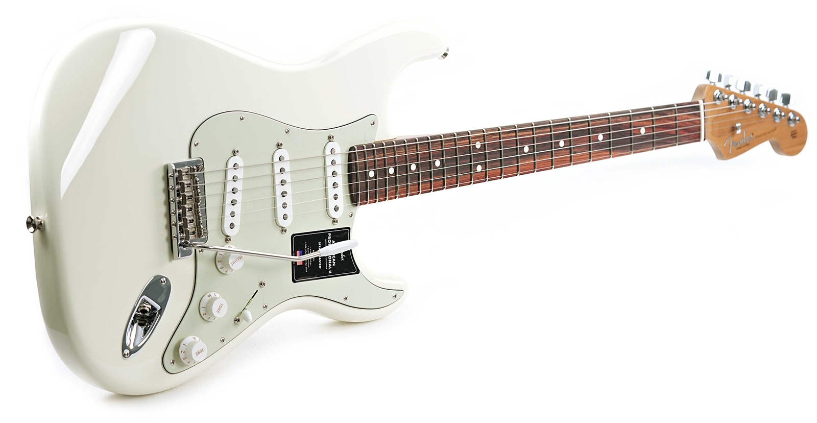 Fender Strat Roasted Neck American Professional Ii Ltd Usa 3s Custom Shop Trem Rw - Olympic White - Guitarra eléctrica con forma de str. - Variation 2