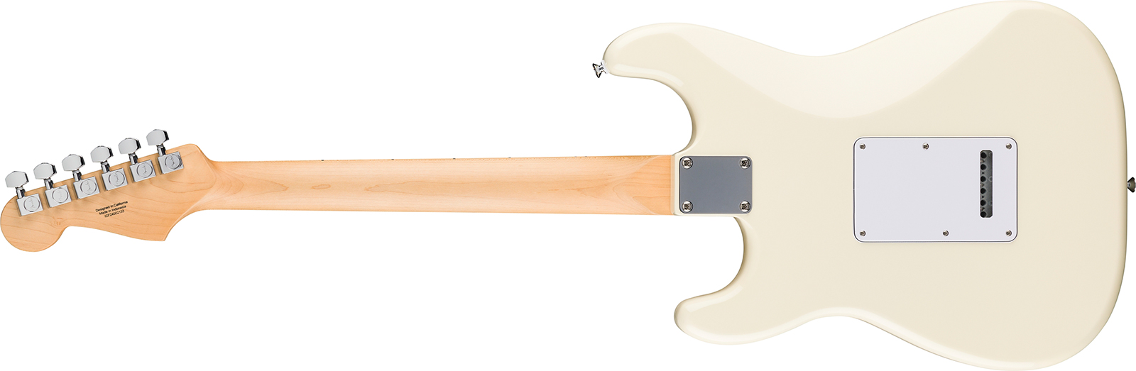 Fender Strat Standard 3s Trem Mn - Olympic White - Guitarra eléctrica con forma de str. - Variation 1