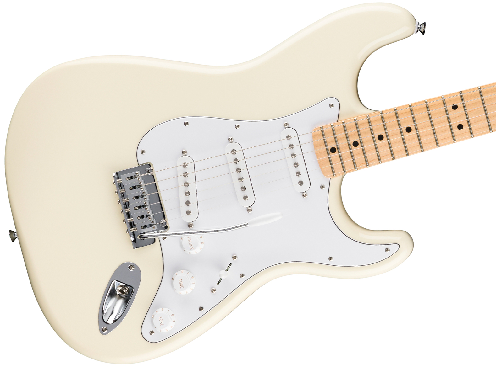 Fender Strat Standard 3s Trem Mn - Olympic White - Guitarra eléctrica con forma de str. - Variation 2