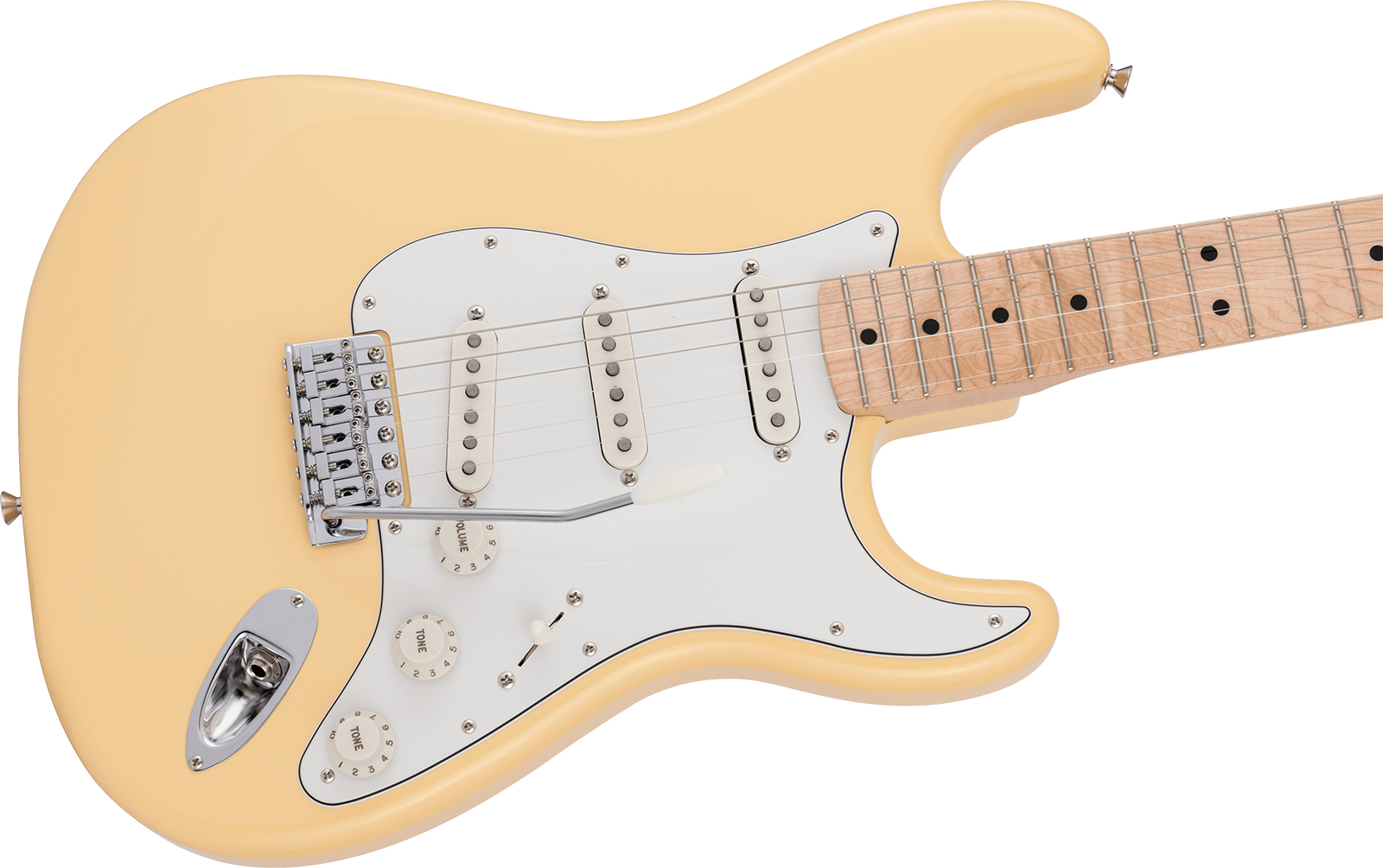 Fender Strat Traditional 70s Mij Ltd Jap 3s Trem Mn - Vintage White - Guitarra eléctrica con forma de str. - Variation 2