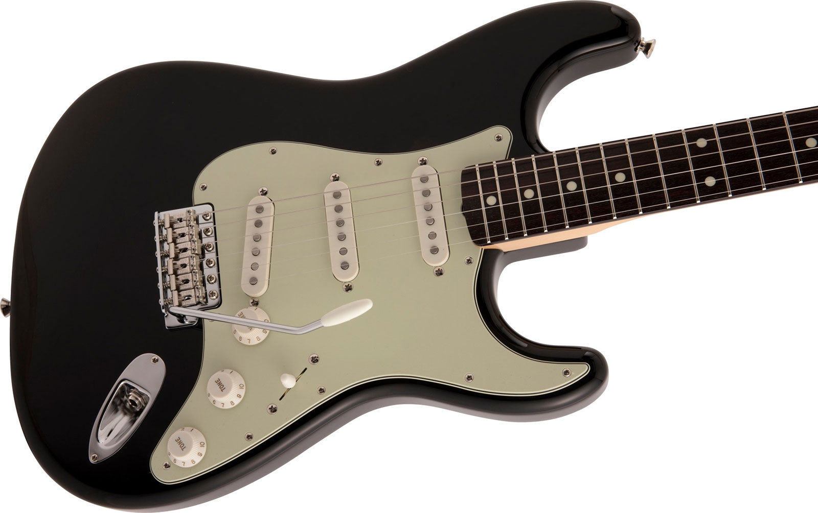 Fender Strat Traditional Ii 60s Mij Jap 3s Trem Rw - Black - Guitarra eléctrica con forma de str. - Variation 2
