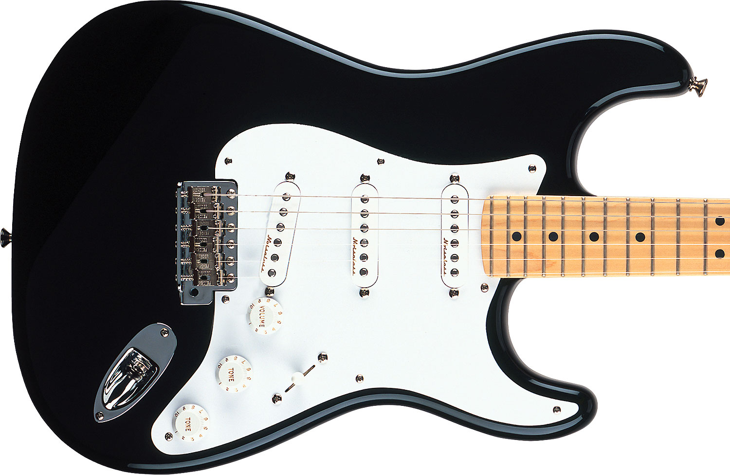 Fender Strat Eric Clapton Usa Signature 3s Trem Mn - Black - Guitarra eléctrica con forma de str. - Variation 2