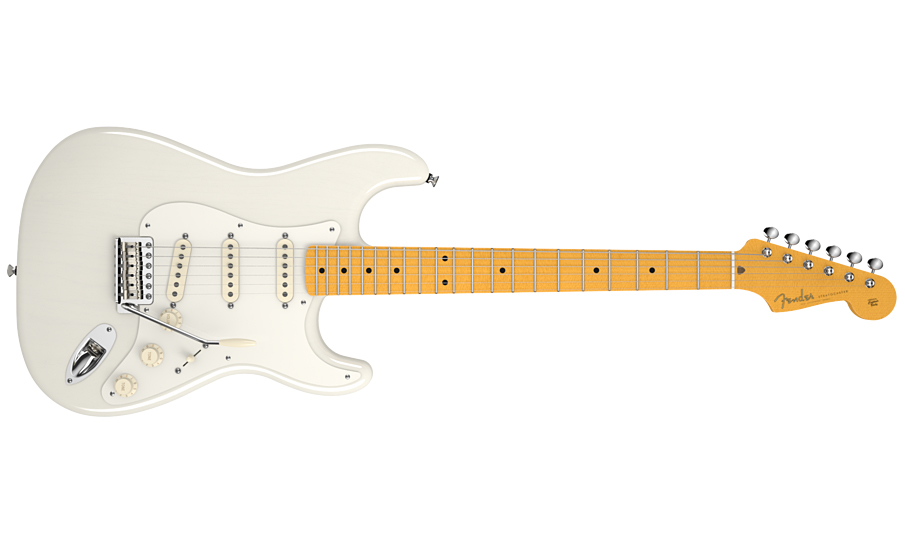 Fender Strat Eric Johnson Usa Sss Mn - White Blonde - Guitarra eléctrica con forma de str. - Variation 1
