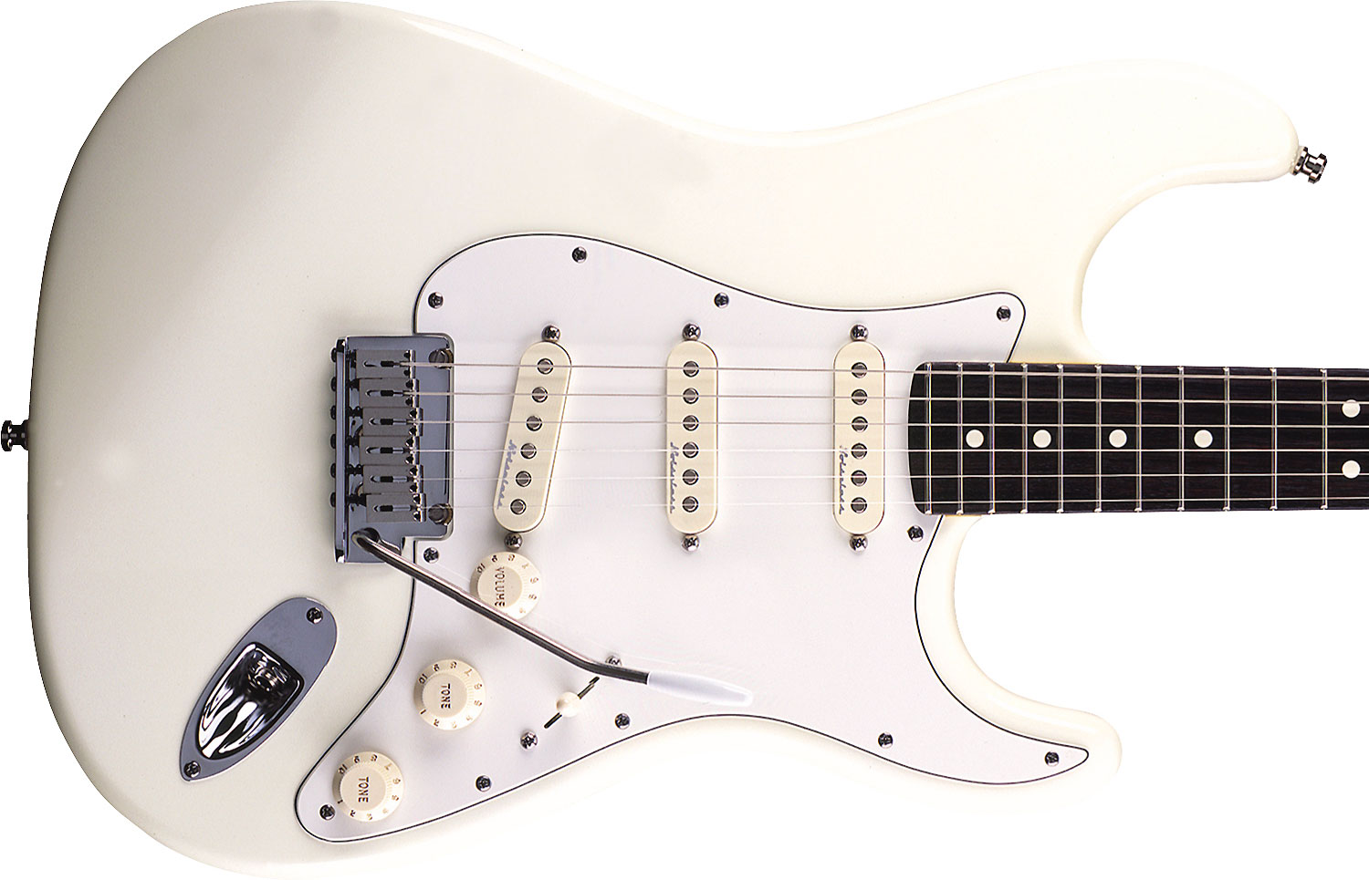 Fender Jeff Beck Strat Usa Signature 3s Trem Rw - Olympic White - Guitarra eléctrica con forma de str. - Variation 2