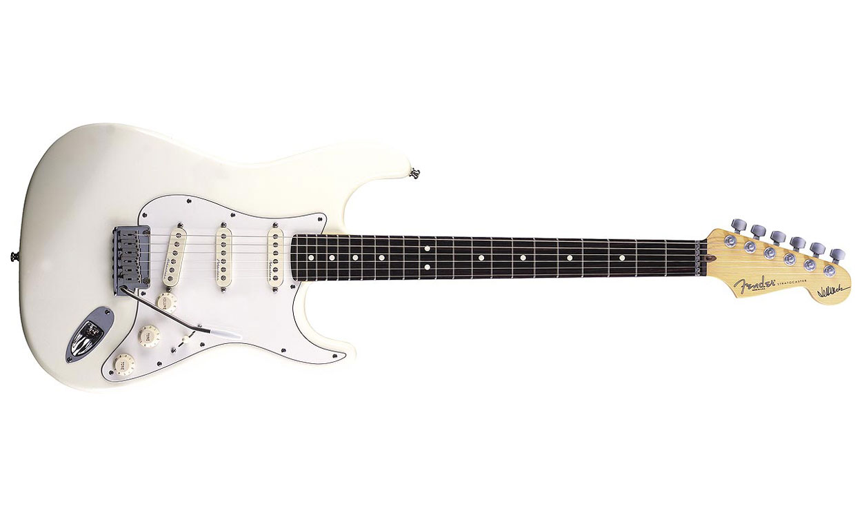 Fender Jeff Beck Strat Usa Signature 3s Trem Rw - Olympic White - Guitarra eléctrica con forma de str. - Variation 1