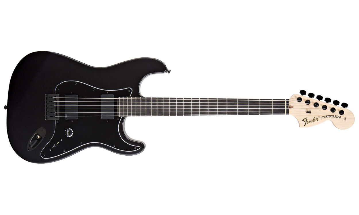 Fender Jim Root Stratocaster (usa, Eb) - Flat Black - Guitarra eléctrica con forma de str. - Variation 1