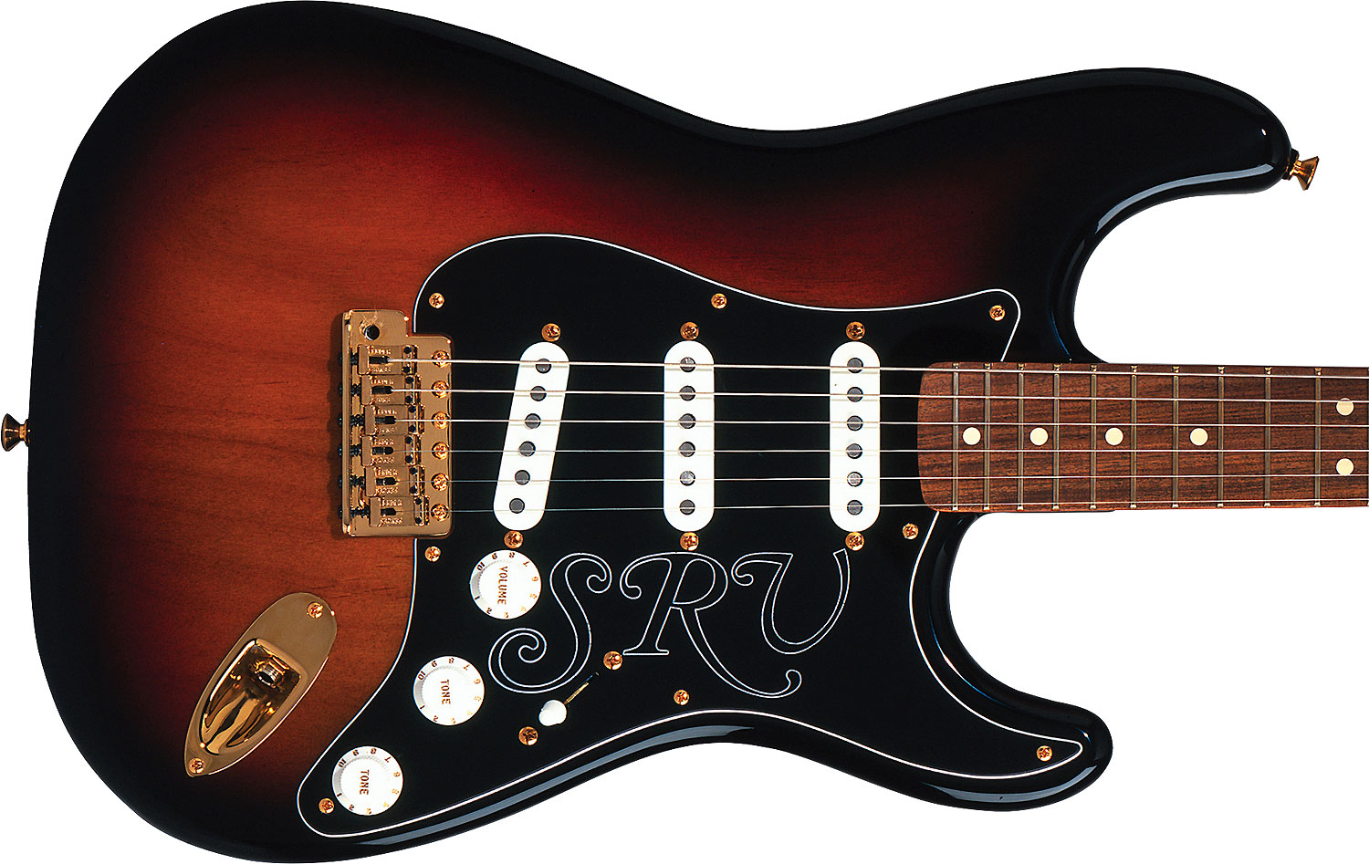Fender Stevie Ray Vaughan Strat Usa Signature Sss Pf - 3-color Sunburst - Guitarra eléctrica con forma de str. - Variation 2
