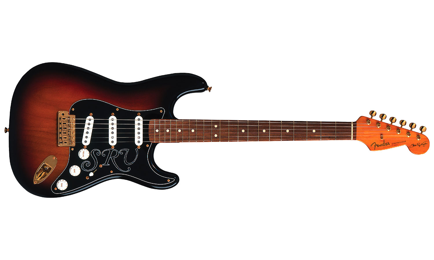 Fender Stevie Ray Vaughan Strat Usa Signature Sss Pf - 3-color Sunburst - Guitarra eléctrica con forma de str. - Variation 1