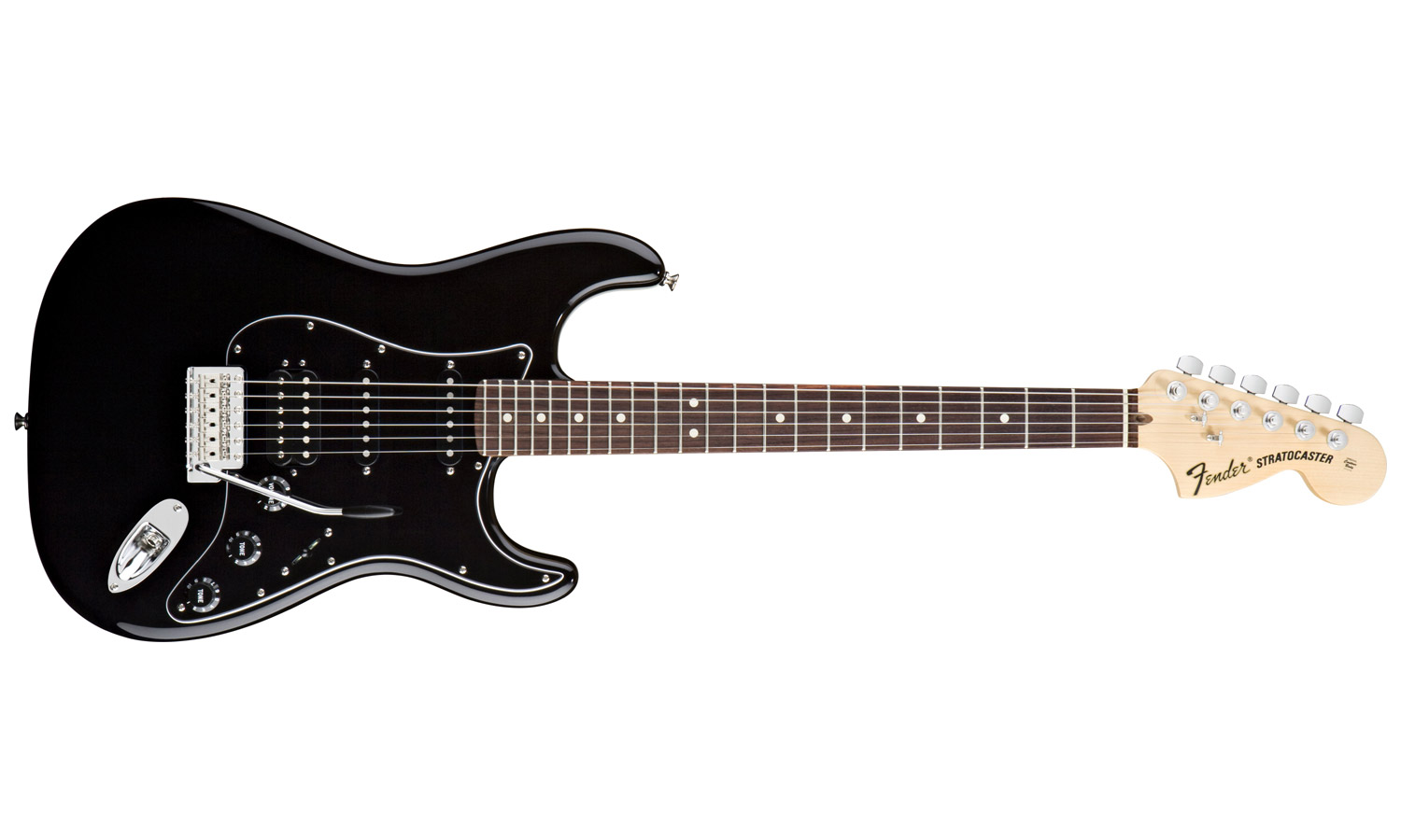 Fender Strat Usa American Special Hss Rw Black - Guitarra eléctrica con forma de str. - Variation 1
