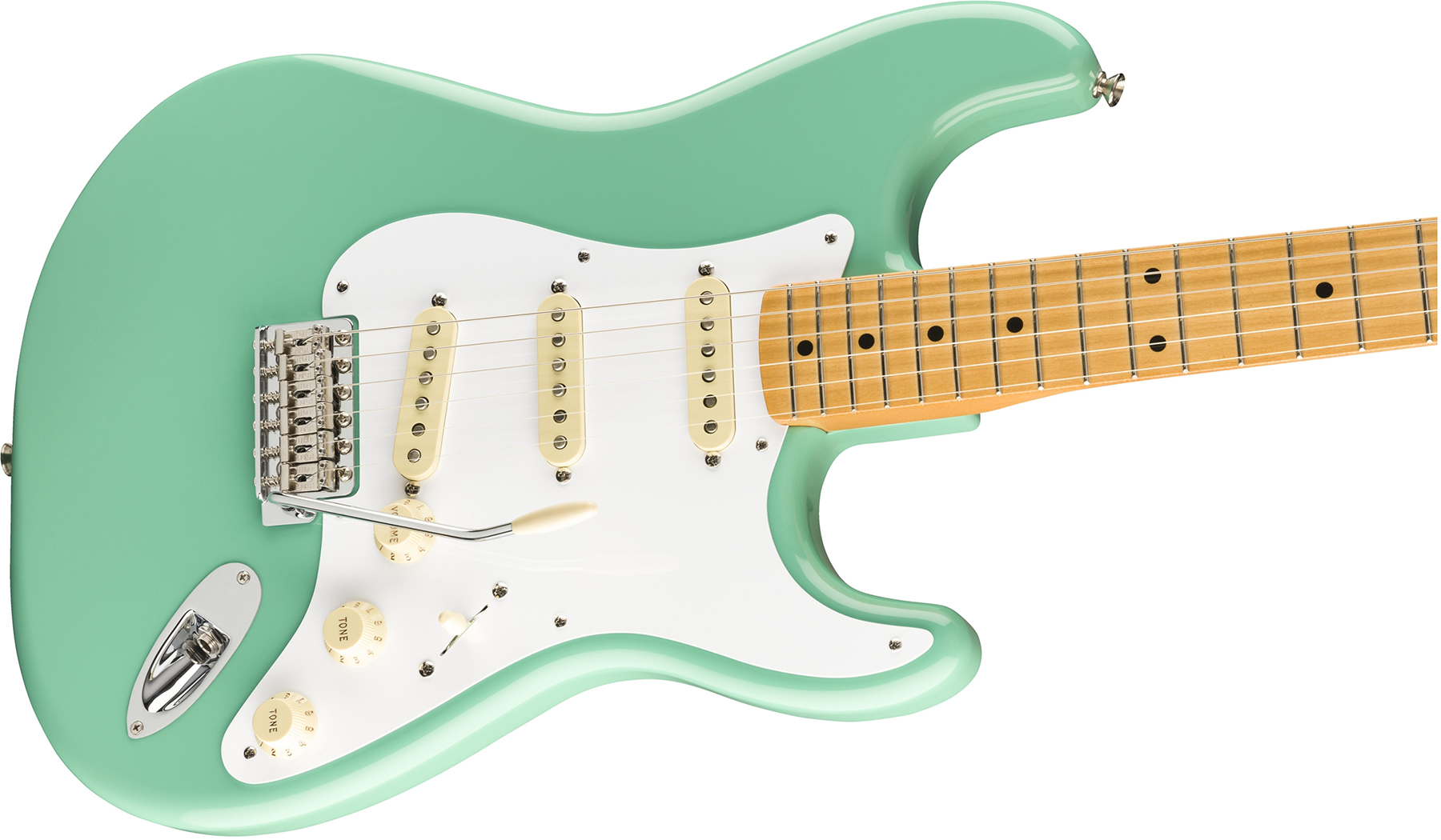 Fender Strat 50s Vintera Vintage Mex Mn - Seafoam Green - Guitarra eléctrica con forma de str. - Variation 2