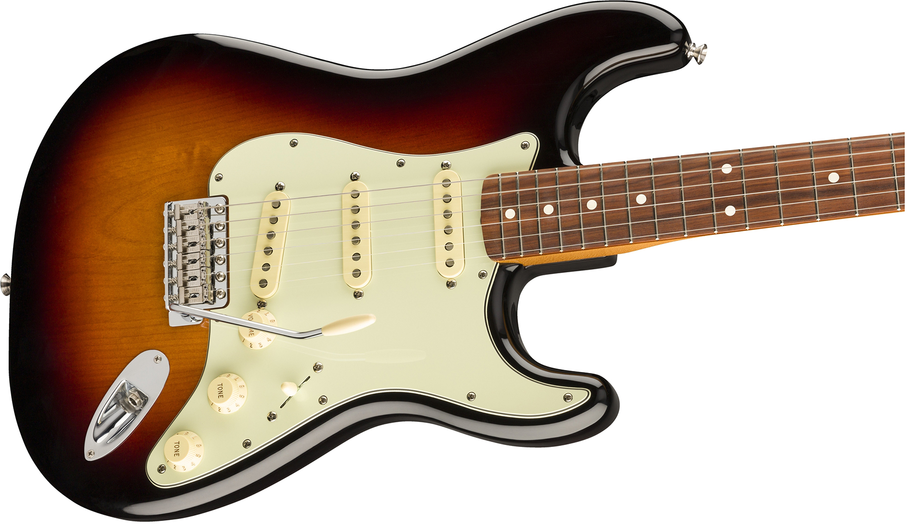 Fender Strat 60s Vintera Vintage Mex Pf - 3-color Sunburst - Guitarra eléctrica con forma de str. - Variation 2