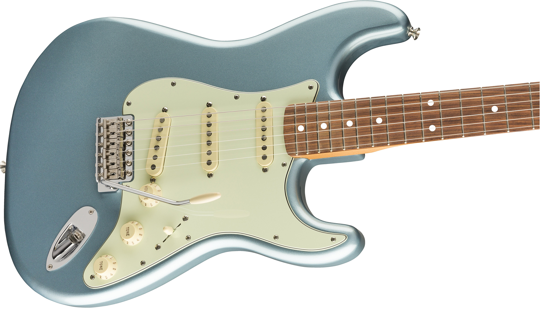 Fender Strat 60s Vintera Vintage Mex Pf - Ice Blue Metallic - Guitarra eléctrica con forma de str. - Variation 2