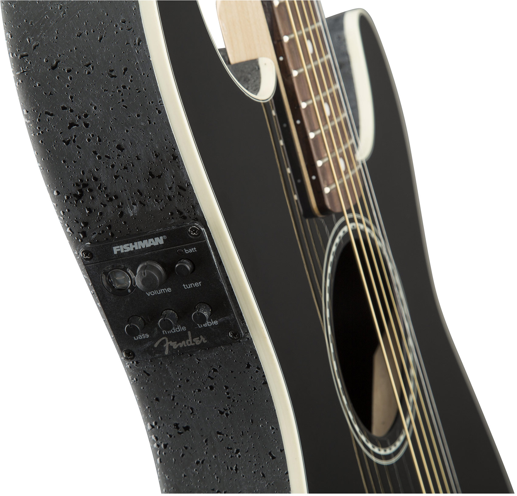 Fender Stratacoustic Standard (wal) - Black - Guitarra acústica & electro - Variation 3