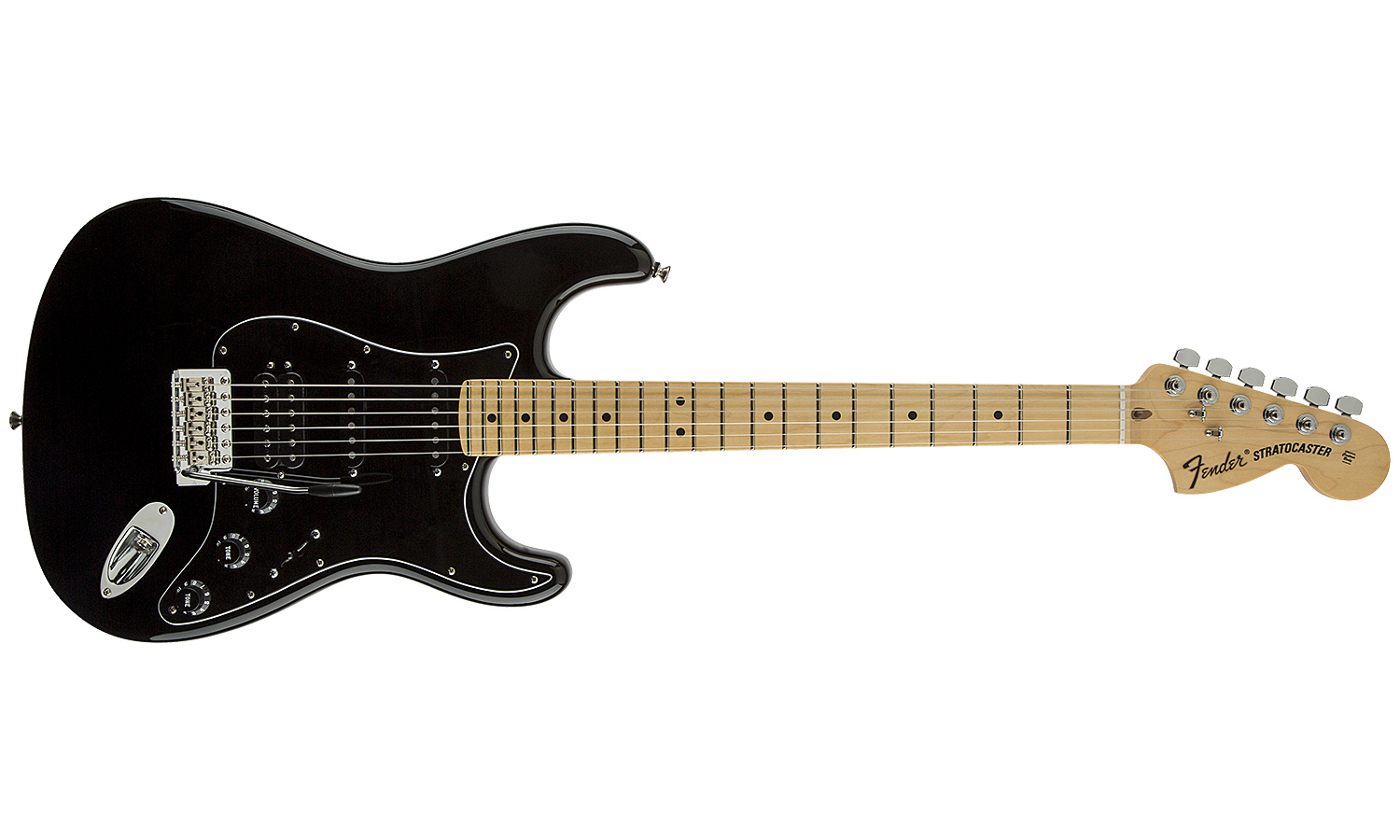 Fender Stratocaster American Special Hss Usa Mn - Black - Guitarra eléctrica con forma de str. - Variation 1
