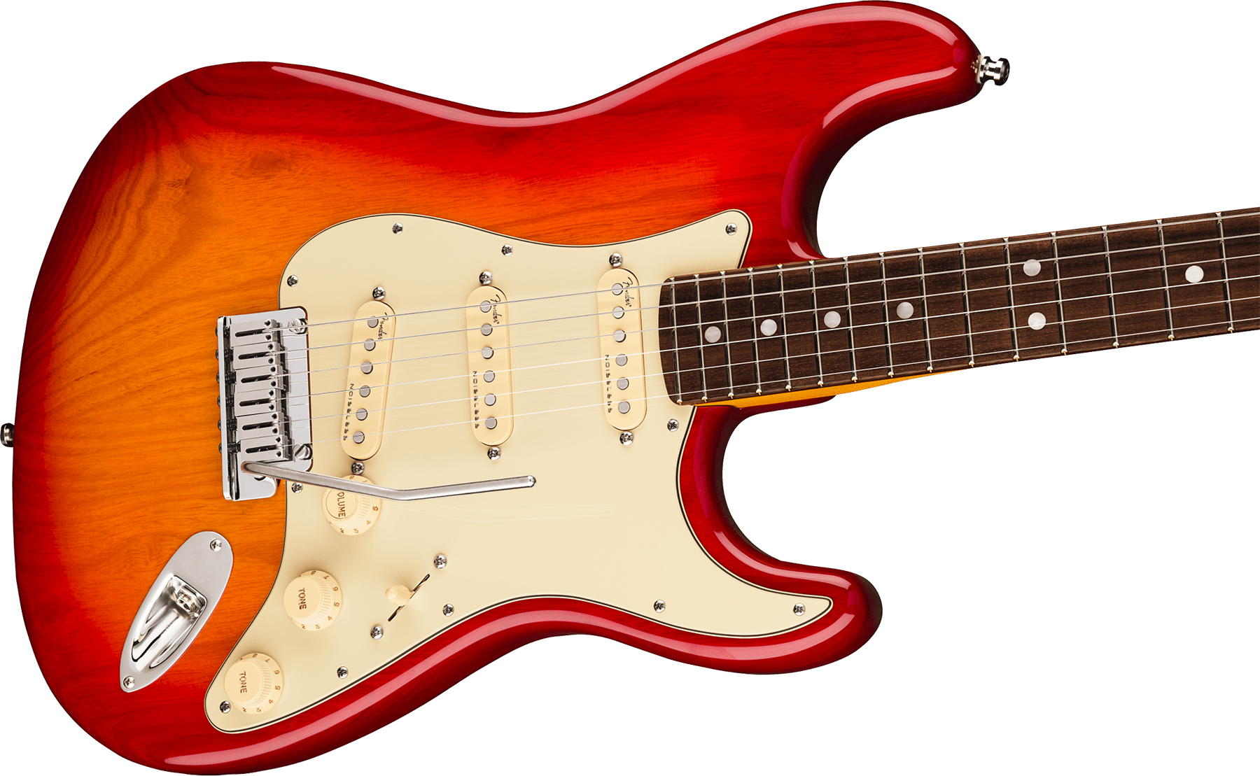 Fender Strat American Ultra 2019 Usa Rw - Plasma Red Burst - Guitarra eléctrica con forma de str. - Variation 2