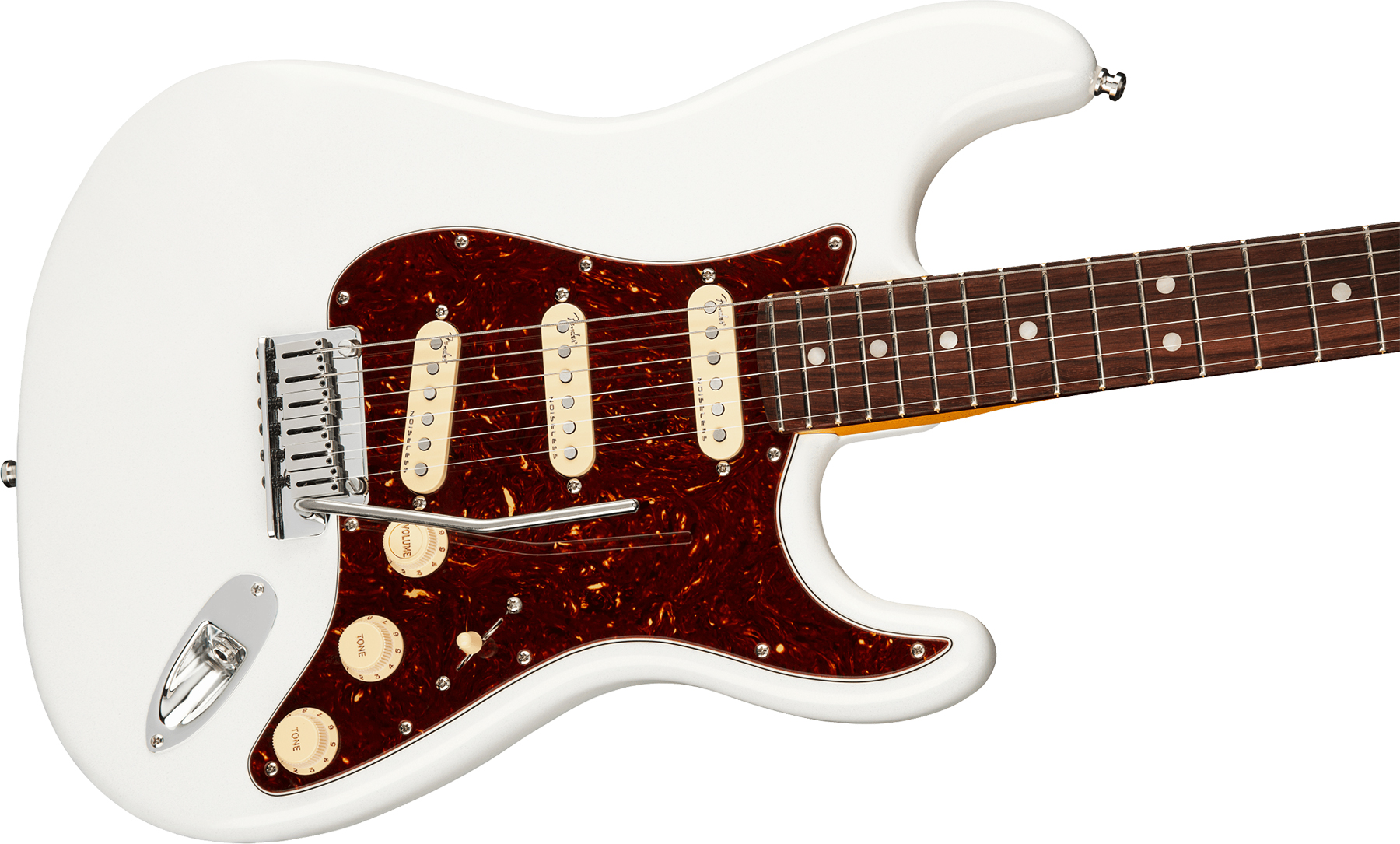 Fender Strat American Ultra 2019 Usa Rw - Arctic Pearl - Guitarra eléctrica con forma de str. - Variation 2