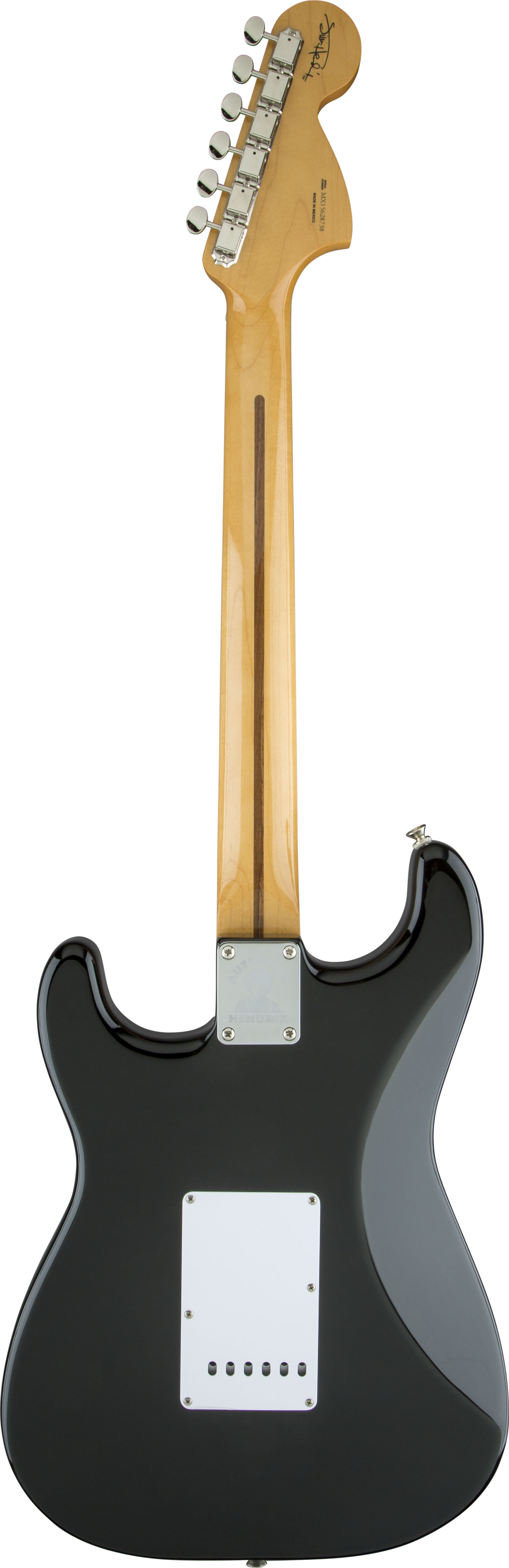 Fender Jimi Hendrix Strat Mex Sss Mn - Black - Guitarra eléctrica con forma de str. - Variation 2