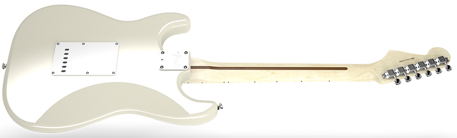 Fender Strat Usa American Artist Eric Clapton 3s Mn Olympic White - Guitarra eléctrica con forma de str. - Variation 3