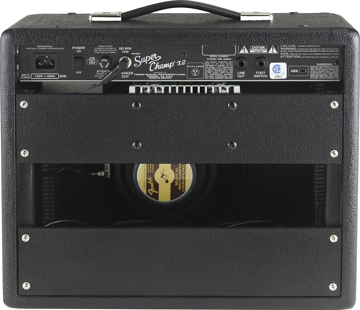 Fender Super Champ X2 2012 15w 1x10 Black - Combo amplificador para guitarra eléctrica - Variation 2