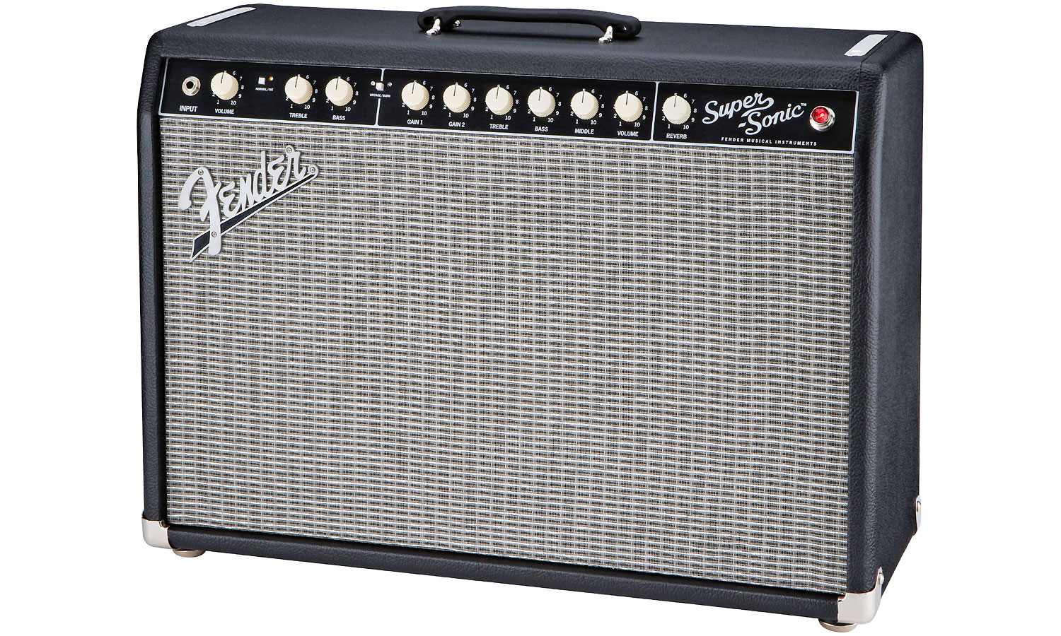 Fender Super Sonic 22w 1x12 Black Pepper - Combo amplificador para guitarra eléctrica - Variation 1