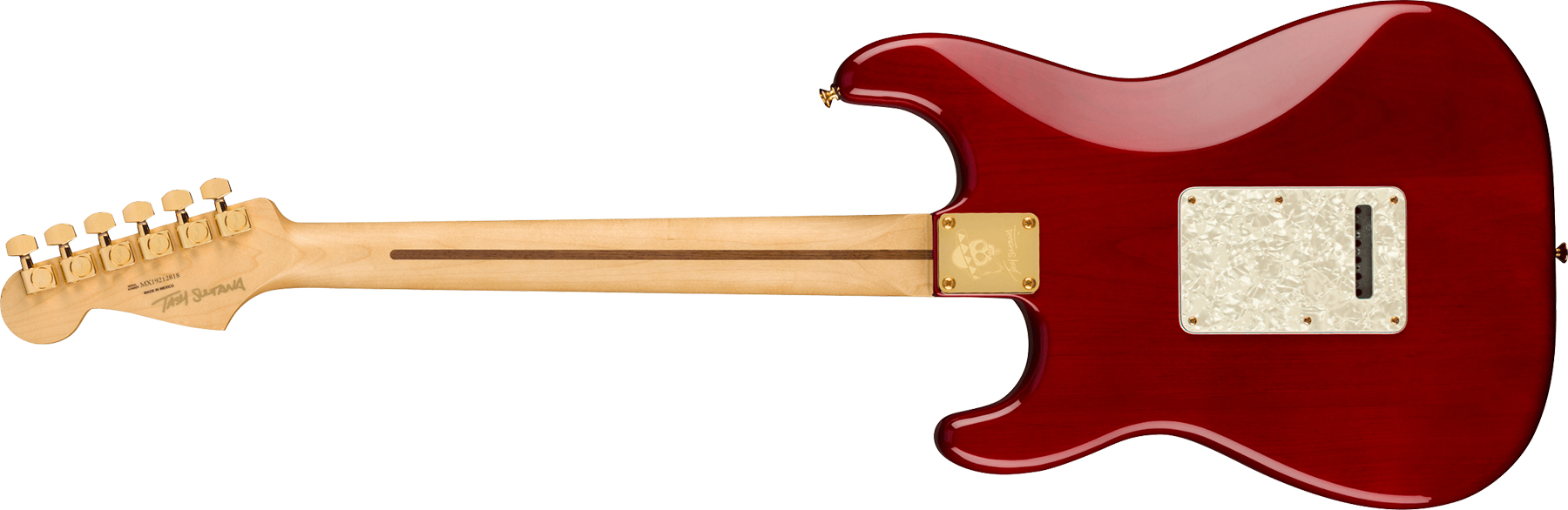 Fender Tash Sultana Strat Signature Mex Hss Mn - Transparent Cherry - Guitarra eléctrica con forma de str. - Variation 1