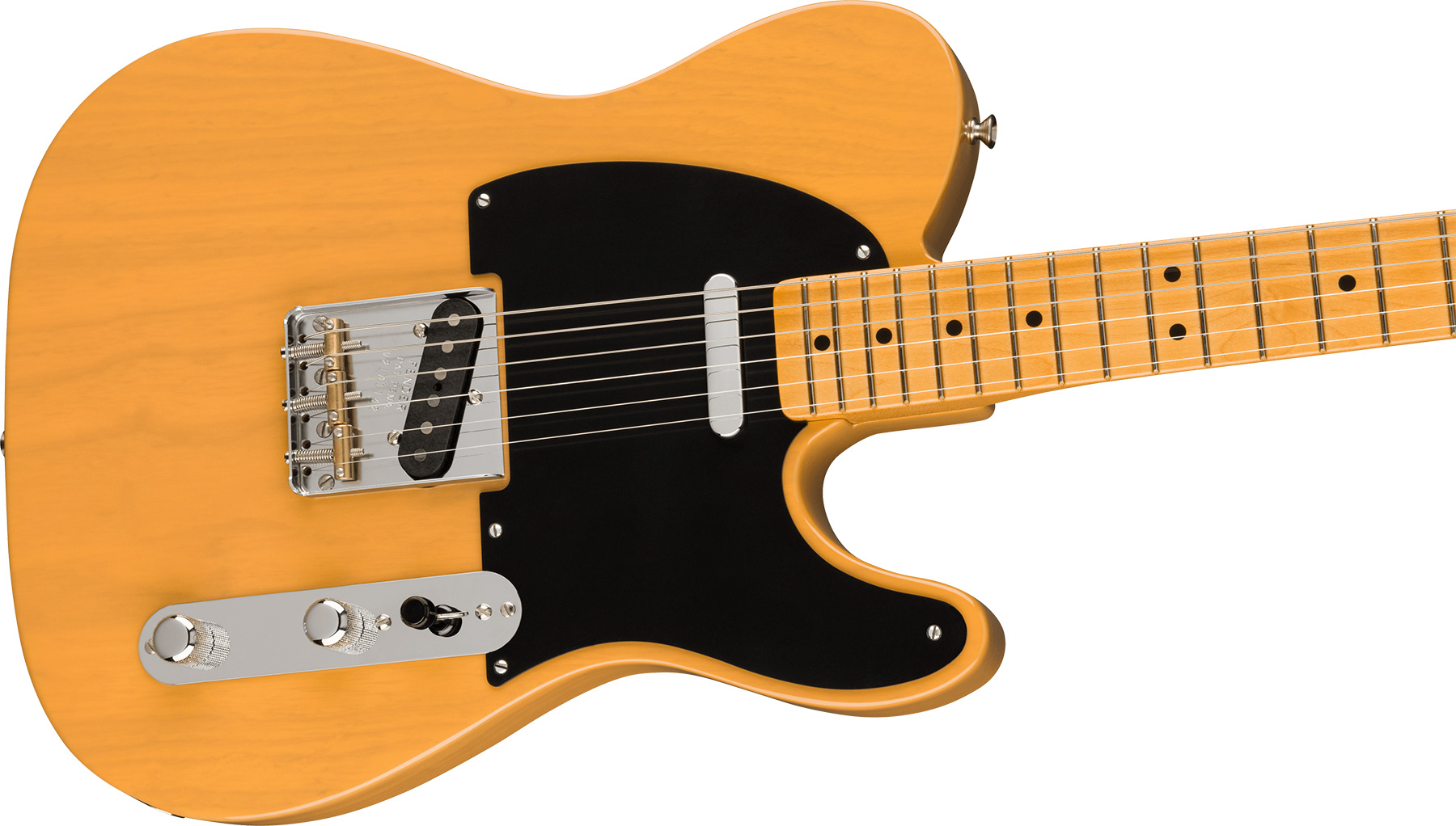 Fender Tele 1951 American Vintage Ii Usa 2s Ht Mn - Butterscotch Blonde - Guitarra eléctrica con forma de tel - Variation 2