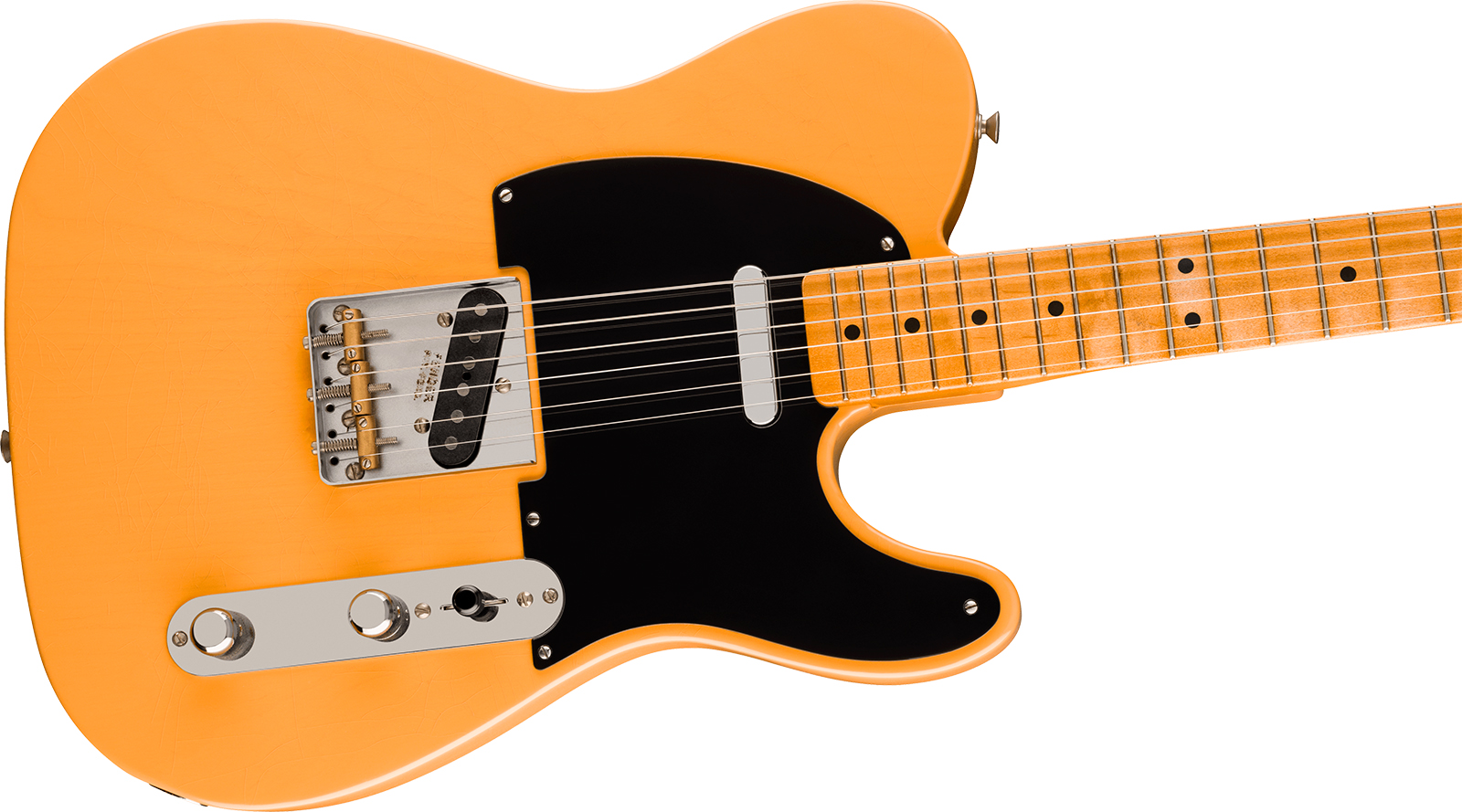 Fender Tele 1951 Vintera Ii Roadworn 75th Ann. Mex 2s Ht Mn - Butterscotch Blonde - Guitarra eléctrica con forma de tel - Variation 3