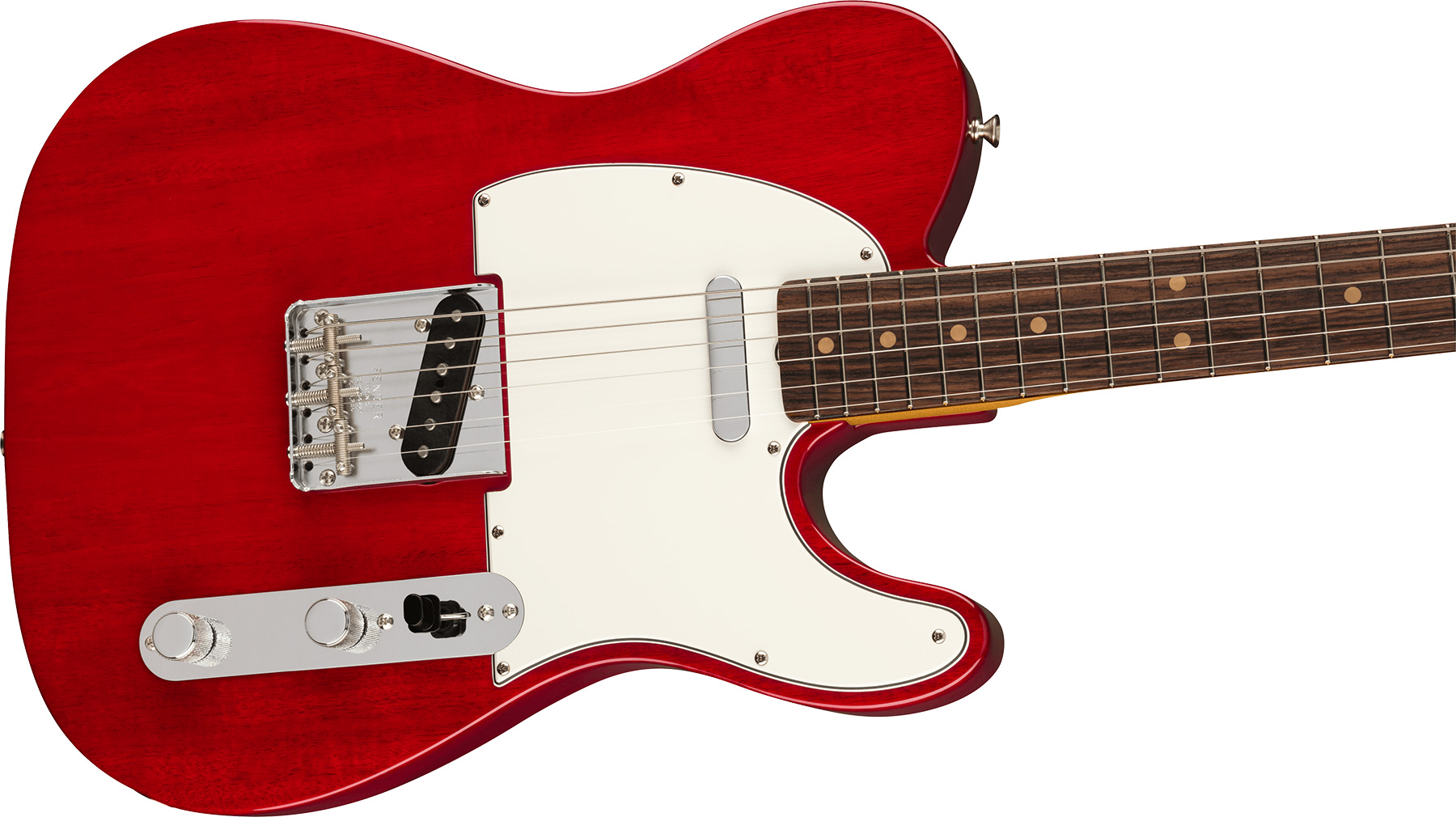 Fender Tele 1963 American Vintage Ii Usa 2s Ht Rw - Crimson Red Transparent - Guitarra eléctrica con forma de tel - Variation 2