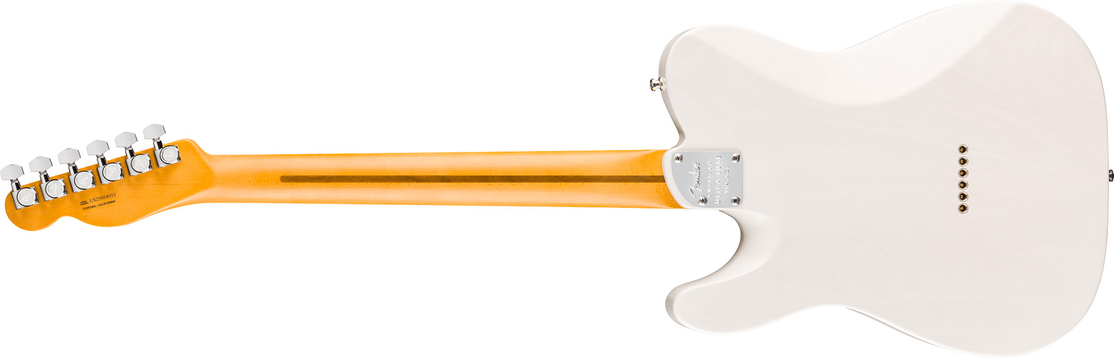 Fender Tele 50s American Ultra Luxe Vintage Usa 2s Ht Mn - White Blonde - Guitarra eléctrica con forma de tel - Variation 1