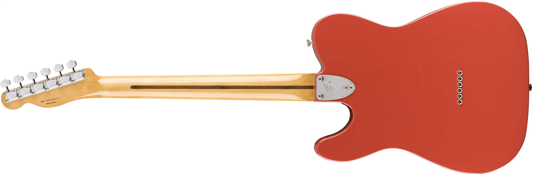 Fender Tele 70s Custom Vintera Vintage Mex Hh Pf - Fiesta Red - Guitarra eléctrica con forma de tel - Variation 1