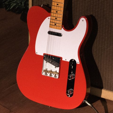 Fender Tele 50s Vintera Vintage Mex Mn - Fiesta Red - Guitarra eléctrica con forma de tel - Variation 4