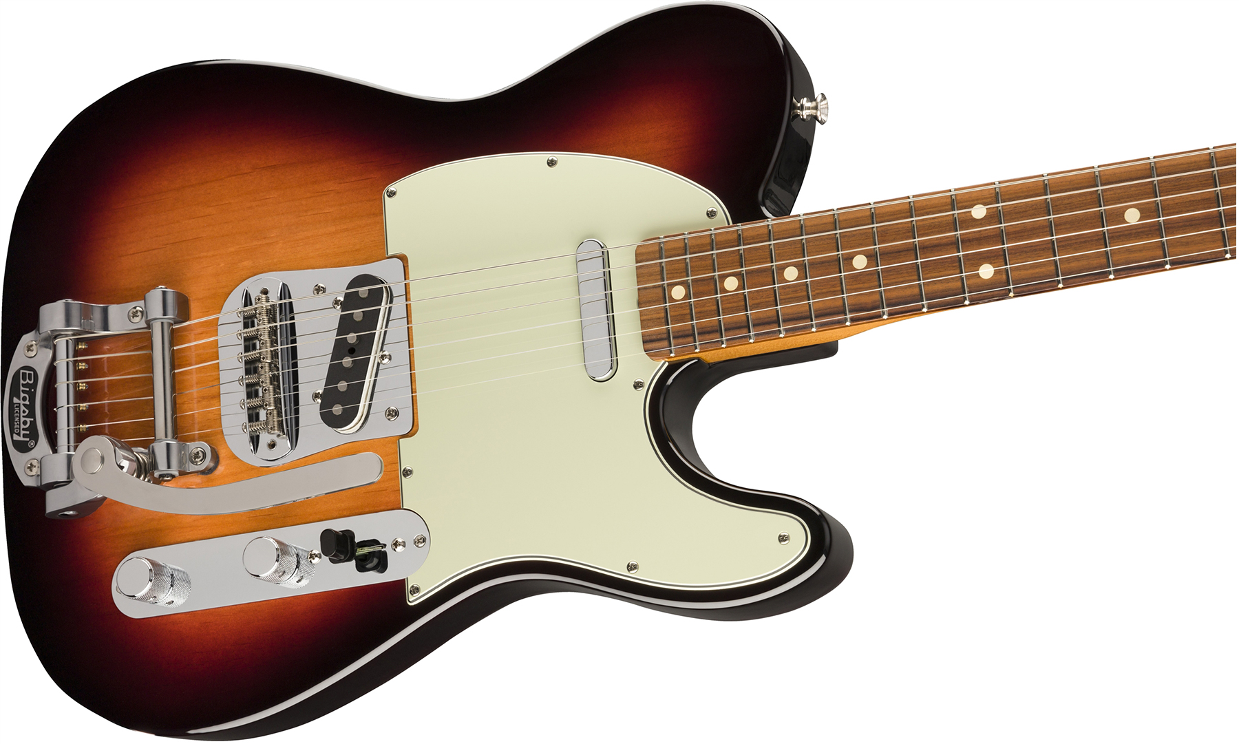 Fender Tele 60s Bigsby Vintera Vintage Mex Pf - 3-color Sunburst - Guitarra eléctrica con forma de tel - Variation 2