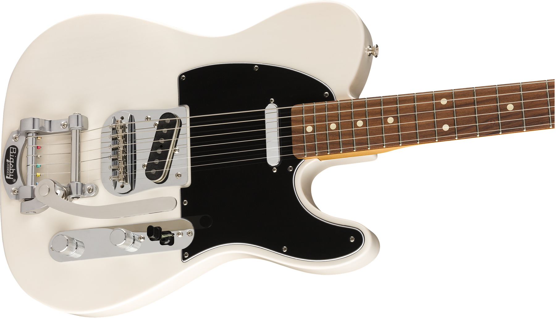 Fender Tele 60s Bigsby Vintera Vintage Mex Pf - White Blonde - Guitarra eléctrica con forma de tel - Variation 2