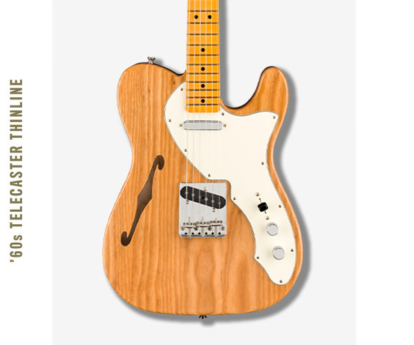 Fender Tele 60s Thinline American Original Usa Ss Mn - Aged Natural - Guitarra eléctrica semi caja - Variation 4