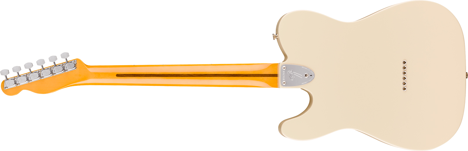 Fender Tele 72 Thinline American Vintage Ii Ltd 2h Ht Mn - Olympic White - Guitarra eléctrica con forma de tel - Variation 1