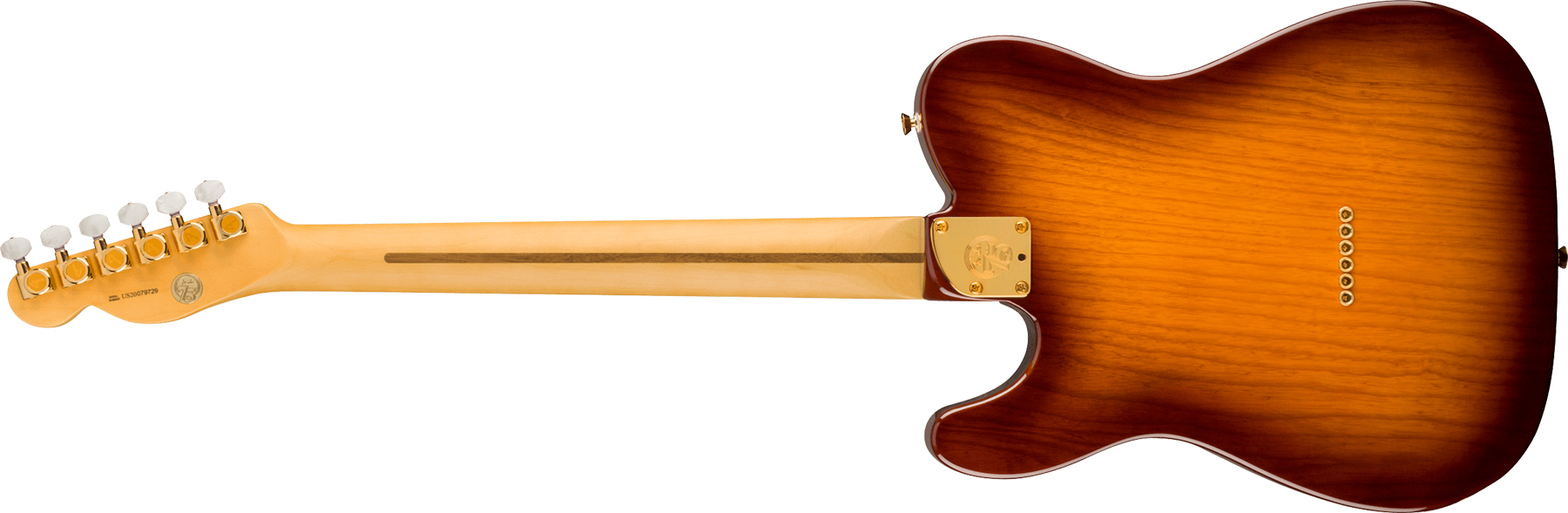 Fender Tele 75th Anniversary Commemorative Ltd Usa Mn +etui - 2-color Bourbon Burst - Guitarra eléctrica con forma de tel - Variation 1