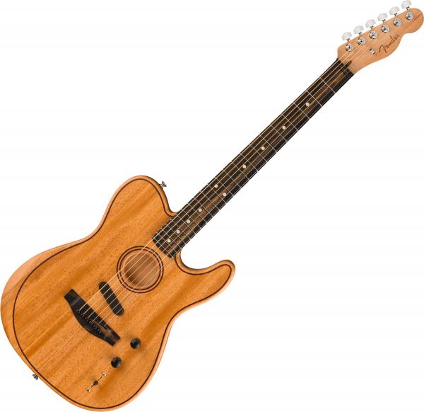 Guitarra electro acustica Fender American Acoustasonic Telecaster All-Mahogany - Natural