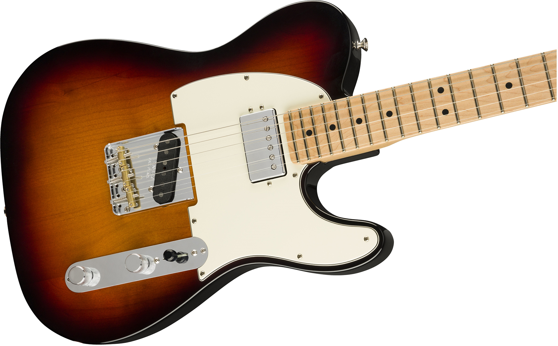 Fender Tele American Performer Hum Usa Sh Mn - 3-color Sunburst - Guitarra eléctrica con forma de tel - Variation 2