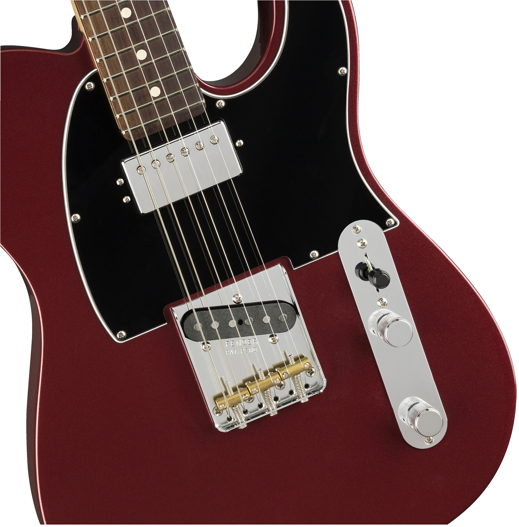 Fender Tele American Performer Hum Usa Sh Rw - Aubergine - Guitarra eléctrica con forma de tel - Variation 2