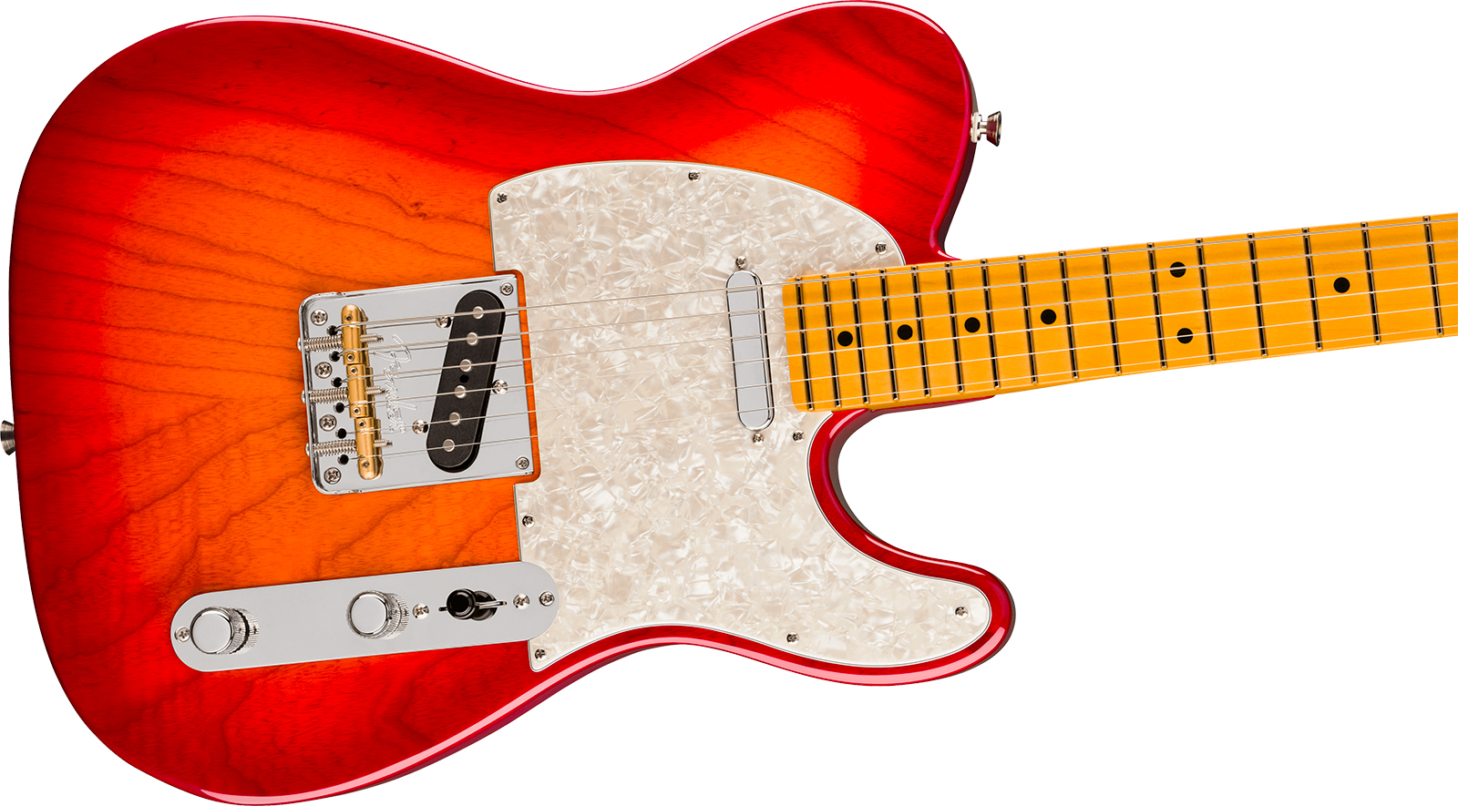 Fender Tele American Pro. Usa  2s Ht Mn - Aged Cherry Burst - Guitarra eléctrica con forma de tel - Variation 2