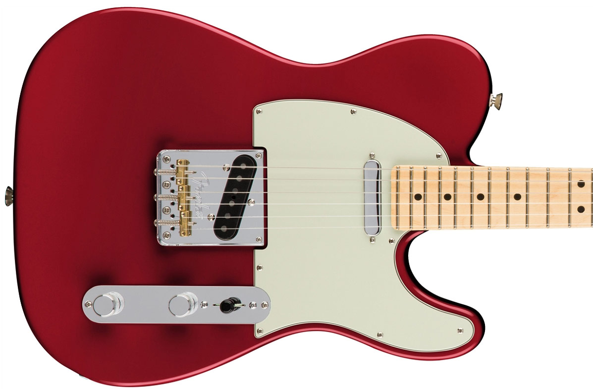 Fender Tele American Professional 2s Usa Mn - Candy Apple Red - Guitarra eléctrica con forma de tel - Variation 1