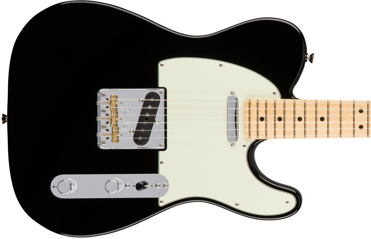 Fender Tele American Professional 2s Usa Mn - Black - Guitarra eléctrica con forma de tel - Variation 1