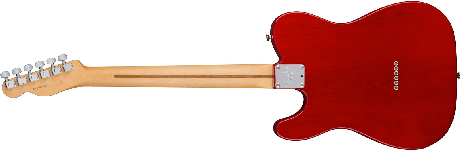 Fender Tele American Professional 2s Usa Rw - Crimson Red Transparent - Guitarra eléctrica con forma de str. - Variation 1